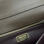 [Super Vip 1:1] Prada Soft Sound Medium Suede Shoulder Bag Brown 28Cm Bn023 2C4S F0324 V Too - Image 7