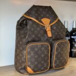 Louis Vuitton Montsouris Cargo Backpack Monogram Archive Brown 39Cm M14015 - Image 3