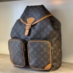 Louis Vuitton Montsouris Cargo Backpack Monogram Archive Brown 39Cm M14015 - Image 4