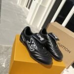 Louis Vuitton Footprint Soccer Sneaker Black 1Ahai9 - Image 2