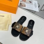 Louis Vuitton Lv Frame Flat Mule Cacao 1Acxg4 - Image 3