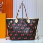 Louis Vuitton X Takashi Murakami Monogram Cerise Neverfull MM Brown 31Cm M13263 - Image 2