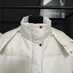 Louis Vuitton Monogram Puffer Jacket White 1Agaws - Image 4