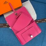 Hermes Dogon Duo Long Wallet Dark Pink 20Cm - Image 6