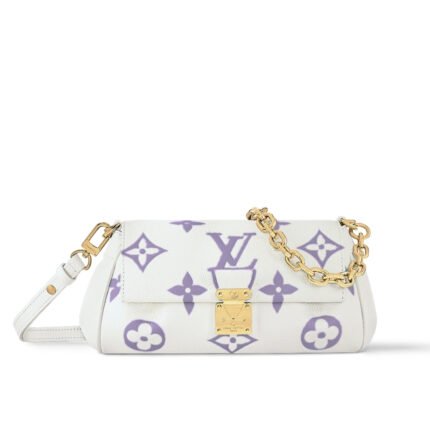 Louis Vuitton Favorite Bicolor Monogram White And Purple 24Cm