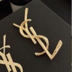 Saint Laurent Ysl Brooch Gold 748486Y1500 8007 - Image 2