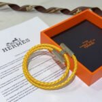 Hermes Tournis Tresse Bracelet Yellow H068406Fp9Ot3 - Image 2