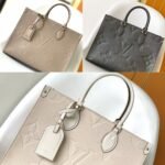 Louis Vuitton Onthego MM Monogram Empreinte Turtledove 35Cm M45607 - Image 3