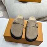 Louis Vuitton Cosy Flat Comfort Clog Grey - Image 2