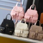 Louis Vuitton Backup Bicolor Monogram Empreinte Leather Pink And Beige 20Cm M12987 - Image 3