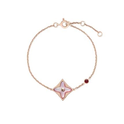 Louis Vuitton Color Blossom Bb Star Bracelet Red Gold