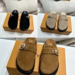 Louis Vuitton Cosy Flat Comfort Clog Grey - Image 5