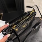 Prada Small Leather Shoulder Bag Black 26Cm 1Bh215 2Cyr F0002 V Ooo - Image 4