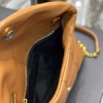 Saint Laurent Toy Puffer In Nappa Leather Light Brown 22Cm 7593371El072760 - Image 7