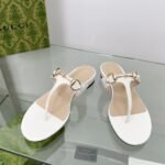 Gucci Women’s Thong Sandal With Horsebit Ivory 816590 C9D00 9540 - Image 5