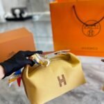 Hermès Bride A Brac Rocabar Case Large Model Yellow 20Cm - Image 2