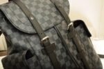 Louis Vuitton Christopher Mm Backpack Damier Graphite Canvas Black 44Cm N41379 - Image 6