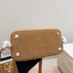 Valentino Garavani Medium Shopping Bag In Embroidered Suede With Lining 35cm 7W0B0R44JYI A8F - Image 4