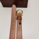 Gucci Gg Marmont Thin Belt Orange Leather - Image 3