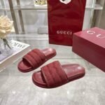 Gucci Men Slide Sandal Red 838089 Fad71 6257 - Image 4
