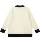 Gucci Knit Cotton Wool Cardigan With Patch Beige - Image 3
