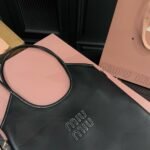 Miumiu Ivy Bag Black 35Cm 5Bg231 Acrw F0002 V Mln - Image 3