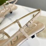 Gucci Women’S Slingback Pump Beige 674668 F13A0 9960 - Image 7