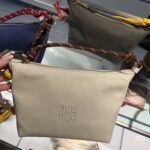 Miumiu Gabardine Pouch Chalk White 18Cm 5Ne841 2Ia7 F0C42 - Image 2