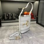Gucci 73 Small Bucket Bag White Smooth Leather 20Cm 833665 Aaec2 9540 - Image 3