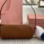 Miumiu Nappa Leather Pouch Oak 22Cm 5Ne851 Aefx F0316 - Image 2