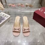 Gucci Women Horsebit Slide Light Pink 816607 C9D00 6809 - Image 4