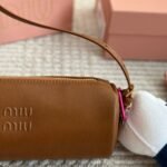 Miumiu Nappa Leather Pouch Oak 22Cm 5Ne851 Aefx F0316 - Image 3