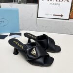 Prada Padded Nappa Sandals Black 1Xx754 2Dl8 F0002 F 065 - Image 2