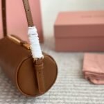 Miumiu Nappa Leather Pouch Oak 22Cm 5Ne851 Aefx F0316 - Image 6