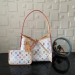 [Super Vip 1:1] Louis Vuitton X Murakami Carryall PM Bag White 29Cm M13661 - Image 2