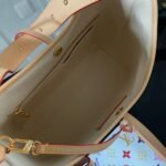 [Super Vip 1:1] Louis Vuitton X Murakami Carryall PM Bag White 29Cm M13661 - Image 6