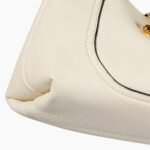 [Super Vip 1:1] Gucci Softbit Medium Top Handle Bag White Leather 27Cm ‎837467 Aaeao 9050 - Image 6