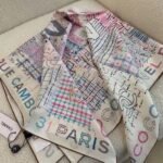 Chanel Square Scarf Silk Twill Multicolor In Ecru 90Cm Aa8619 B09320 Nk635 - Image 3