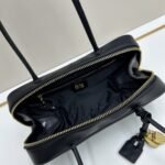 Miumiu Beau Bag Sand Black 28Cm 5Bb173 2Crw F0002 V Otm - Image 5
