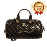 [Super Vip 1:1] Chanel Large Bowling Bag Dark Brown 31Cm As5579 B20674 94305