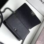 Chanel Boy Medium Handbag Silver Hardware Black 25Cm A67086 Y09953 94305 - Image 7