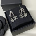 Chanel Pendant Earrings Crystal Silver Abf199 B19948 Nafvp - Image 2