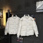 Louis Vuitton Monogram Puffer Jacket White 1Agaws - Image 3