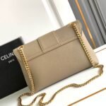 Celine Medium Victoire Bag In Supple Grained Brown Sepia 25Cm 115853Fdu 18Bs - Image 4