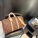 Louis Vuitton X Takashi Murakami Keepall Bandoulière 45 Monogram Brown M13764 - Image 3