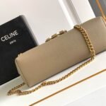 Celine Medium Victoire Bag In Supple Grained Brown Sepia 25Cm 115853Fdu 18Bs - Image 5
