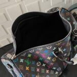 [Super Vip 1:1] Louis Vuitton X Takashi Murakami Keepall Bandoulière 50 Black 50Cm M13745 - Image 6