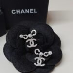 Chanel Earings Pearly White And Crystal Silver Abf732 B20573 U0937 - Image 4
