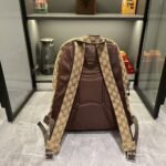 Gucci Gg Canvas Large Backpack Beige And Dark Brown 40Cm 800182 Fadsc 9852 - Image 5