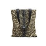 Saint Laurent Leopard Print Tote Bag 46Cm